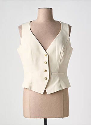 Gilet sans manche doublure beige GUESS femme