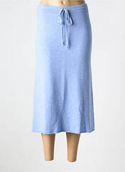 Jupe mi-longue bleu MAX & ENJOY pour femme seconde vue
