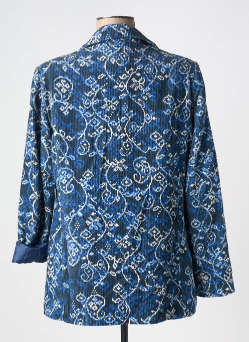 Blazer bleu LA FEE MARABOUTEE pour femme