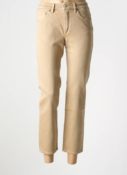 Jeans coupe slim beige SALSA pour femme