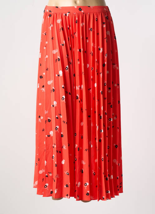 Jupe longue orange I.CODE (By IKKS) pour femme