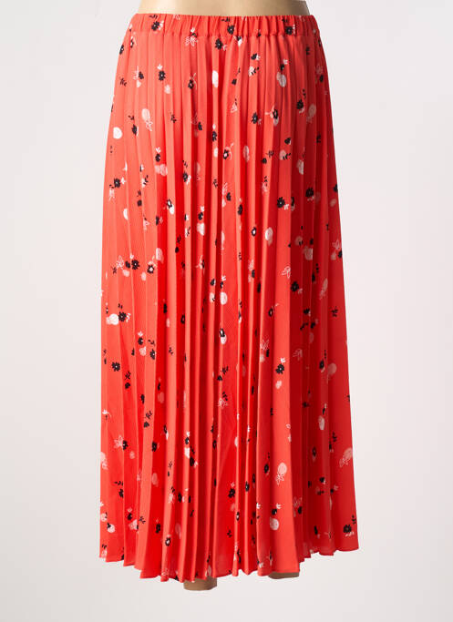 Jupe longue orange I.CODE (By IKKS) pour femme