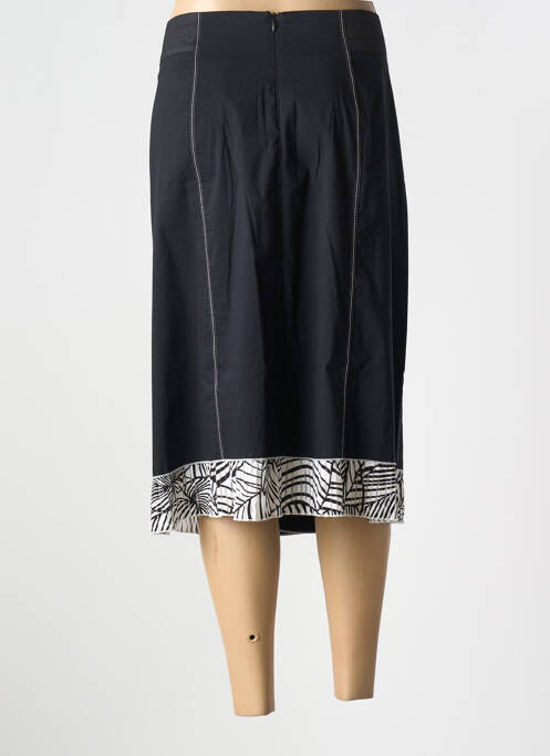 Jupe mi-longue noir CHRISTINE LAURE pour femme