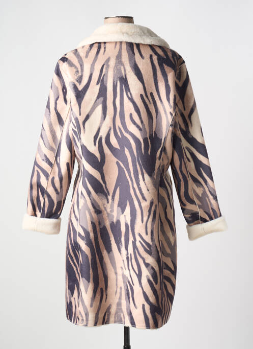 Manteau long marron GUESS pour femme