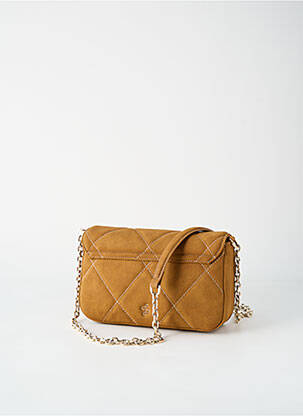 Sac multipoches forme rectangulaire marron SALSA femme