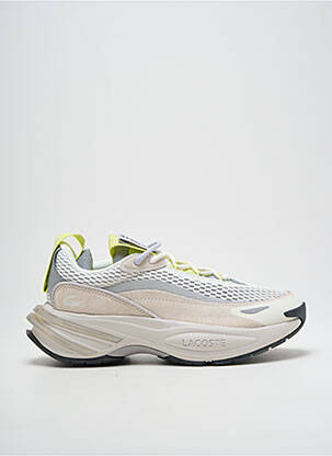 Baskets bout rond bout rond blanc LACOSTE unisexe