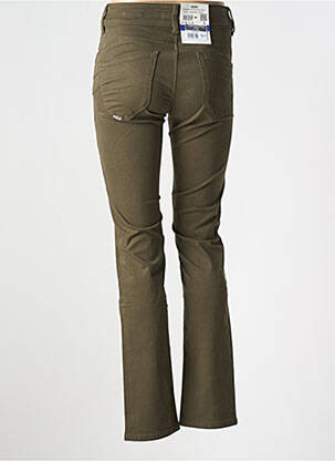 Jeans coupe slim stretch taille haute vert SALSA femme