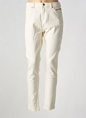 Jeans skinny taille normale taille normale beige ESPRIT femme