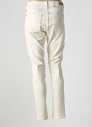 Jeans skinny taille normale taille normale beige ESPRIT femme