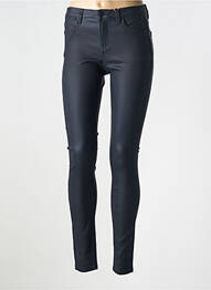 Pantalon slim tissage enduit taille normale bleu ESPRIT femme