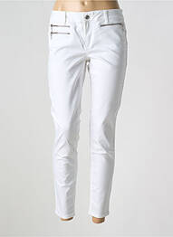 Jeans skinny stretch taille basse blanc LIU JO femme