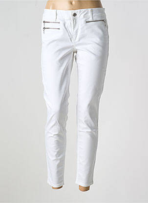 Jeans skinny stretch taille basse blanc LIU JO femme
