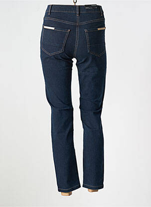 Jeans coupe slim tissage brut taille haute bleu BETTY BARCLAY femme