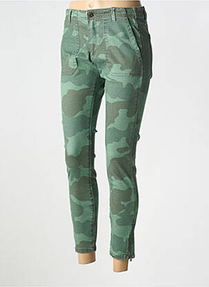 Jeans skinny taille normale taille normale vert EDC femme