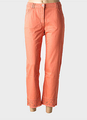 Jeans coupe slim stretch taille normale orange BETTY BARCLAY femme