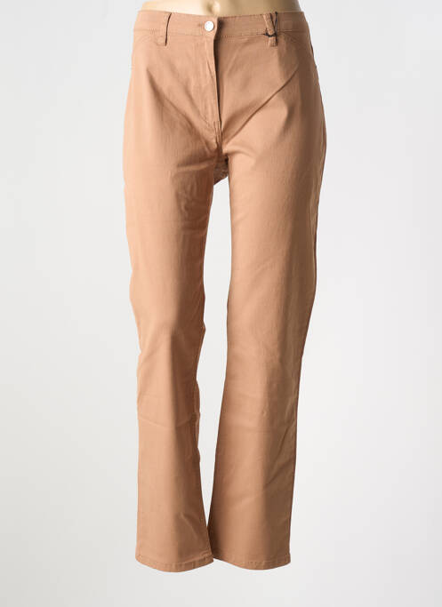 Jeans coupe slim marron BETTY BARCLAY pour femme