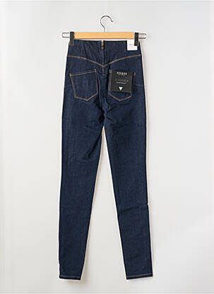 Jeans coupe slim stretch bleu GUESS femme
