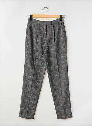Pantalon droit stretch taille normale gris ESPRIT femme