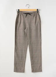 Pantalon droit stretch taille normale marron LA FEE MARABOUTEE femme