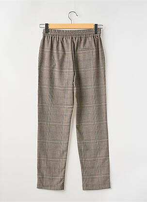 Pantalon droit stretch taille normale marron LA FEE MARABOUTEE femme