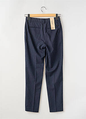 Pantalon slim tissage popeline taille normale bleu SCOTCH & SODA femme