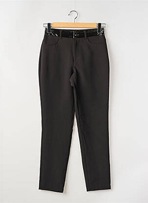 Pantalon slim tissage popeline taille normale noir LIU JO femme