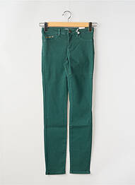 Jeans coupe slim stretch taille normale vert SUD EXPRESS femme