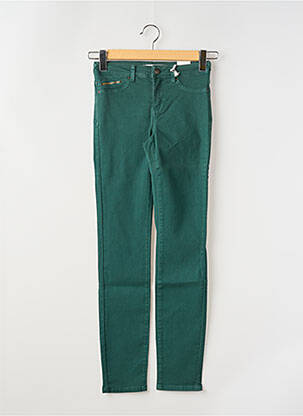 Jeans coupe slim stretch taille normale vert SUD EXPRESS femme