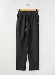 Pantalon droit tissage popeline taille normale noir SCOTCH & SODA femme