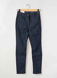 Pantalon slim tissage popeline taille normale bleu BETTY BARCLAY femme