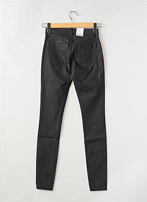 Pantalon slim tissage enduit taille normale noir ESPRIT femme
