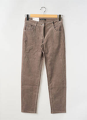 Pantalon slim stretch taille normale marron BETTY BARCLAY femme