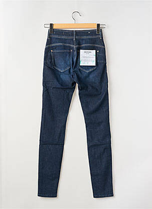 Jeans coupe slim stretch taille normale bleu GUESS femme