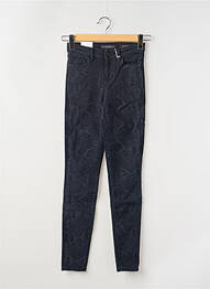 Jeans coupe slim stretch taille normale bleu GUESS femme
