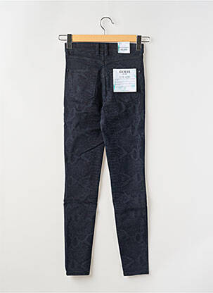 Jeans coupe slim stretch taille normale bleu GUESS femme