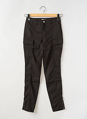 Pantalon chino tissage popeline taille normale noir LIU JO femme