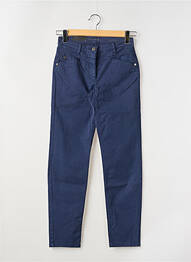 Pantalon slim tissage popeline taille normale bleu BETTY BARCLAY femme
