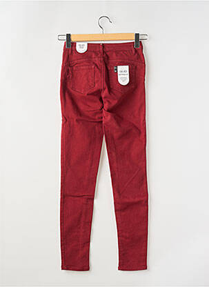 Jeans coupe slim stretch taille normale rouge LIU JO femme