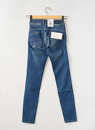 Jeans coupe slim broderie rivets taille normale bleu SALSA femme