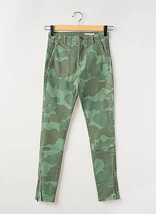 Jeans coupe slim stretch taille normale vert EDC BY ESPRIT femme
