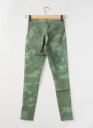 Jeans coupe slim stretch taille normale vert EDC BY ESPRIT femme