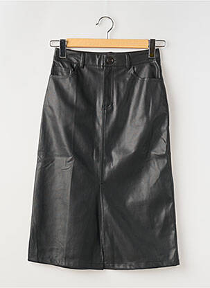 Jupe mi-longue coupe droite noir SUD EXPRESS femme