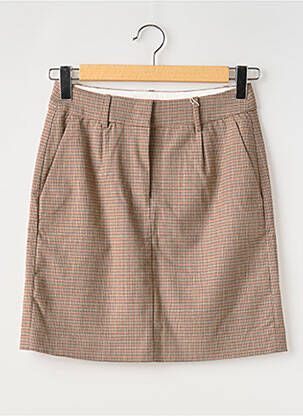 Jupe courte poches marron ESPRIT femme