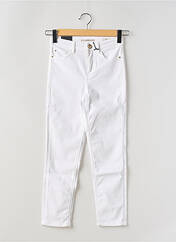 Jeans coupe slim blanc GUESS pour femme seconde vue