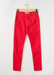 Pantalon chino rouge I.CODE (By IKKS) pour femme seconde vue