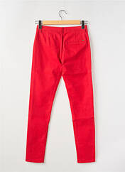 Pantalon chino rouge I.CODE (By IKKS) pour femme seconde vue