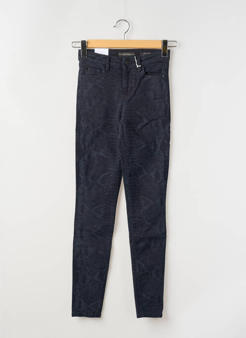 Jeans coupe slim bleu GUESS pour femme