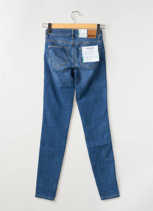 Jeans coupe slim bleu GUESS pour femme