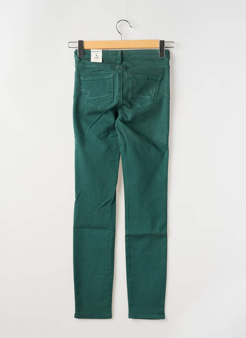 Jeans coupe slim vert SUD EXPRESS pour femme