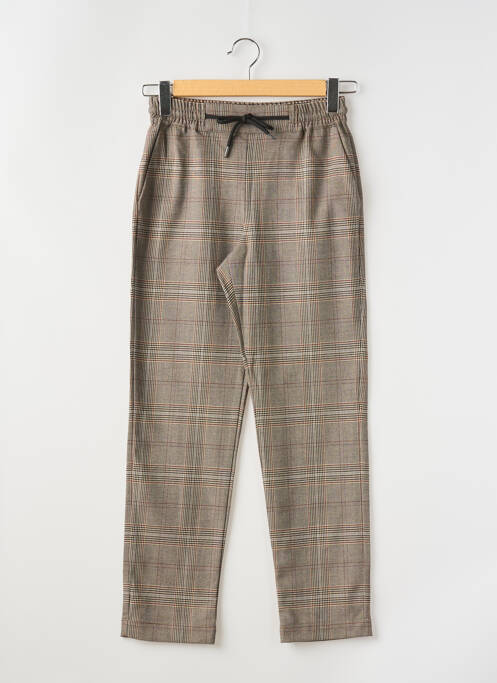 Pantalon droit marron LA FEE MARABOUTEE pour femme